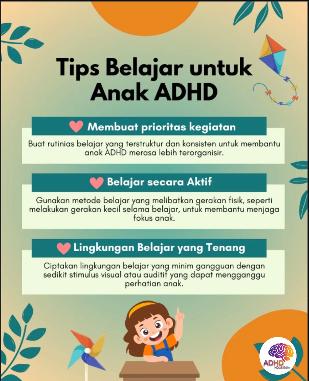 Strategi Belajar yang Cocok untuk Anak ADHD di Kabupaten Lingga